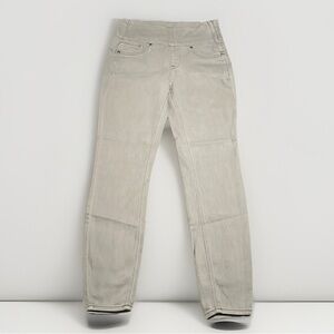 Spanx Grey Stretch Jegging Skinny Grey side zipper sz M